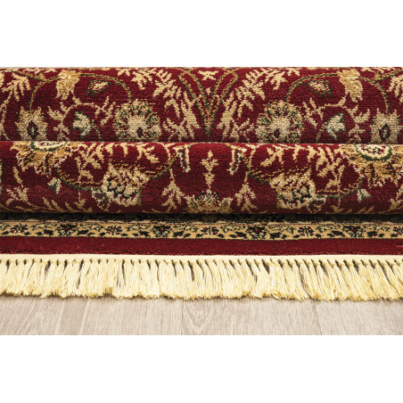 Χαλί New Plan Persia 1533 Burgundy Με Κροσσι 080x150