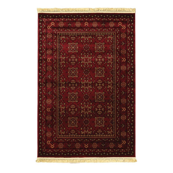 Χαλί New Plan Persia 315 Burgundy Με Κροσσι 200x290