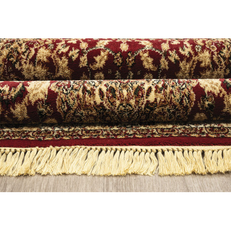 Χαλί New Plan Persia 5649 Burgundy Με Κροσσι 160x230