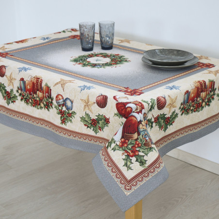 Τραπεζομάντηλο Dimeco 140Χ180 8930 Silver