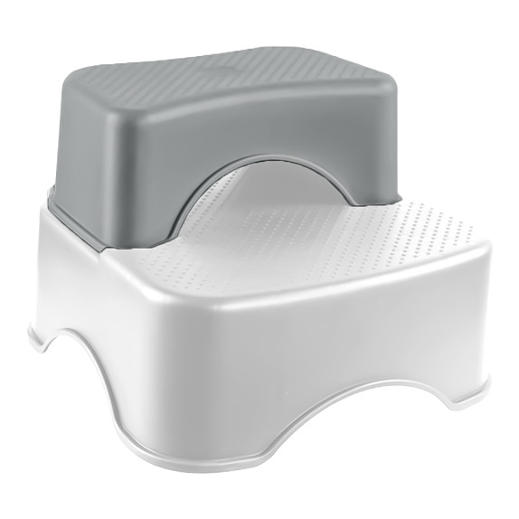 Σκαλοπατάκι Μπάνιου Bebe Stars Διπλό Grey 55-186