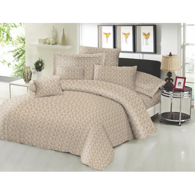 Σεντόνι ΚΟΜΒΟΣ Cotton Line NEW Printed Fern...