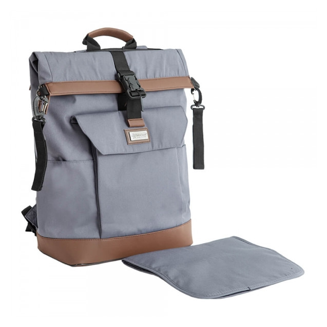 Τσάντα πλάτης - Αλλαξιέρα Bebe Stars Grey 595-182