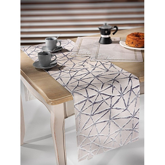 Σουπλά Saint Clair 3004 Beige Με Κοπτικό Σχέδιο...