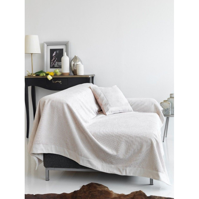 Ριχτάρι Πολυθρόνας Venice Cream Sb Home 180Χ160