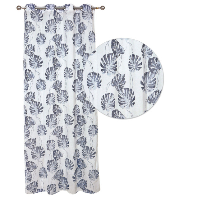 Κουρτίνα με Κρίκους Das Home 2177 140x260