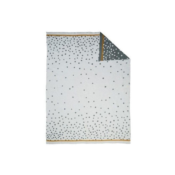 Κουβέρτα Πλεκτή Αγκαλιάς Done By Deer Happy Dots Grey...