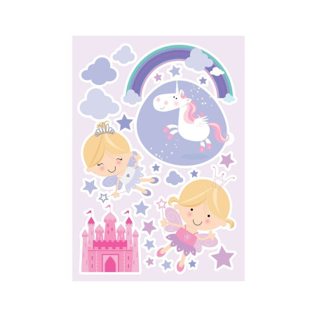 Αυτοκόλλητα Βινυλίου Για Τοίχο Ango Happy Fairi Large 18106