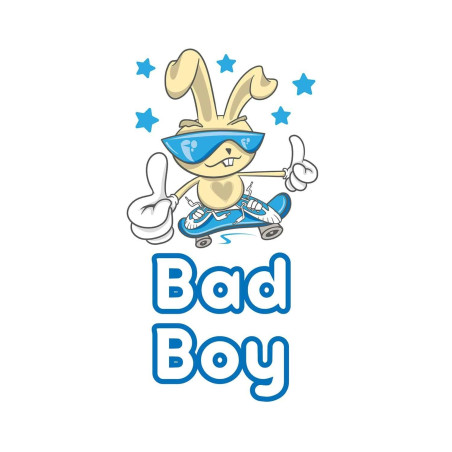 Αυτοκόλλητα Βινυλίου Για Τοίχο Ango Bad Boy Extra Small 11006