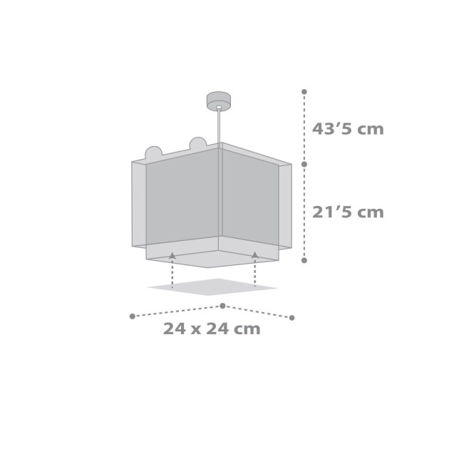 Παιδικό Φωτιστικό Οροφής Μονόφωτο Ango Little...