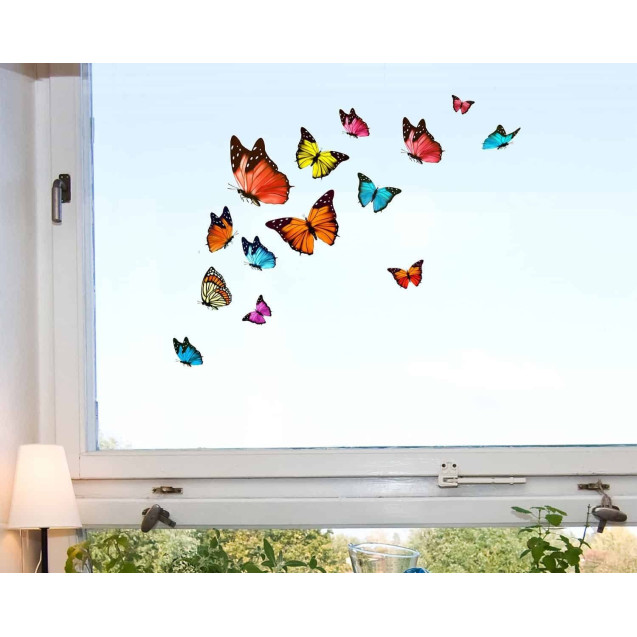 Αυτοκόλλητα Βινιλίου Διπλής Όψης Για Τζάμι...