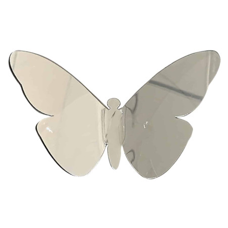 Αυτοκόλλητα 3D Πολυπροπυλενίου Ango Silver Butterflies 24012