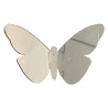 Αυτοκόλλητα 3D Πολυπροπυλενίου Ango Silver Butterflies 24012