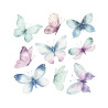 Αυτοκόλλητα Βινυλίου Για Τοίχο Medium Ango Watercolour Butterflies 54117