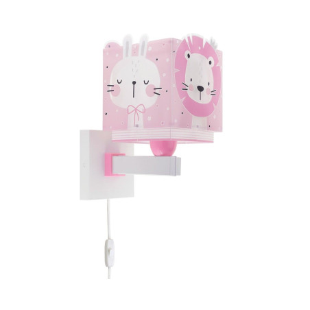 Παιδική Απλίκα Τοίχου Ango Baby Jungle Pink 63119 S