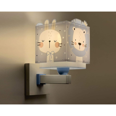 Παιδική Απλίκα Τοίχου Ango Baby Jungle Blue 63119 T