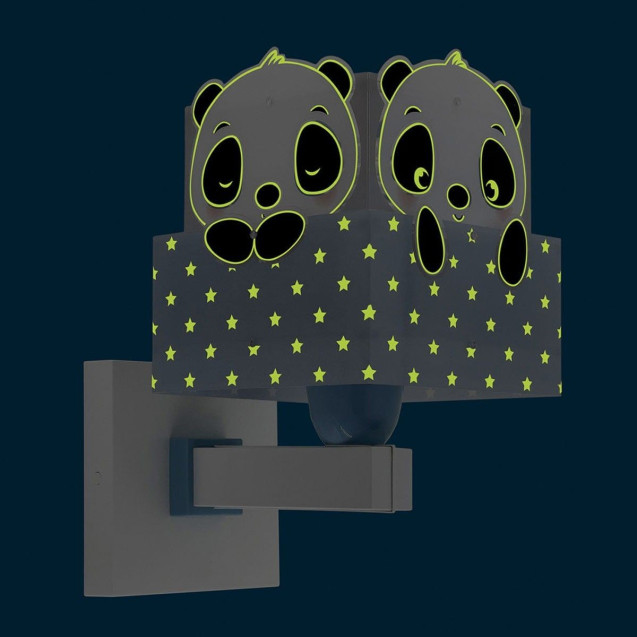 Παιδική Απλίκα Τοίχου Ango Panda Blue 63169 T