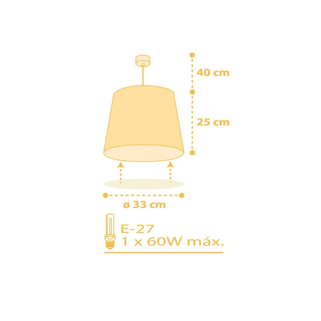 Παιδικό Φωτιστικό Οροφής Μονόφωτο Ango...