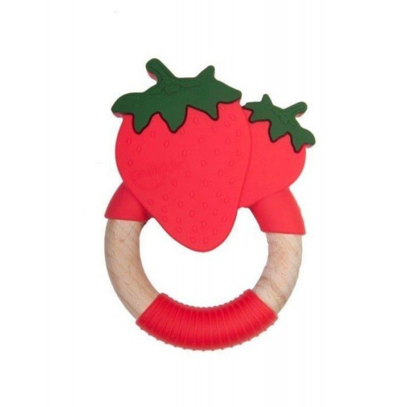 Μασητικό-Κρίκος Οδοντοφυίας Nibbling Strawberry BR74829