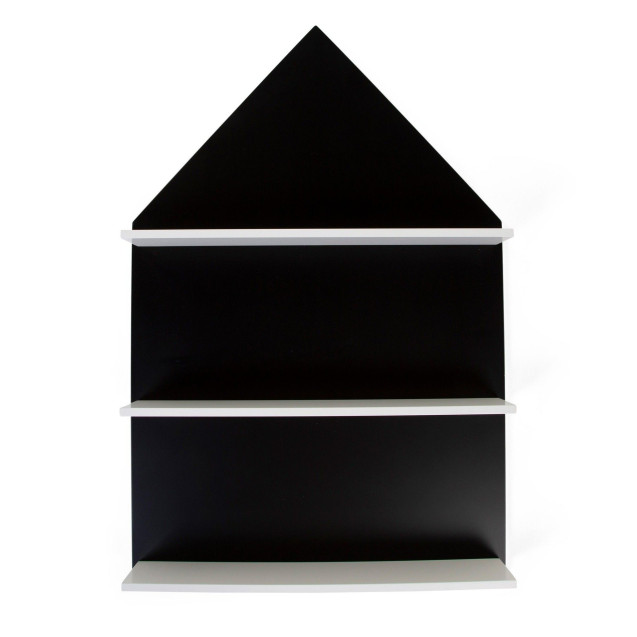 Παιδικό Ράφι/Μαυροπίνακας ChildHome Black BR74600