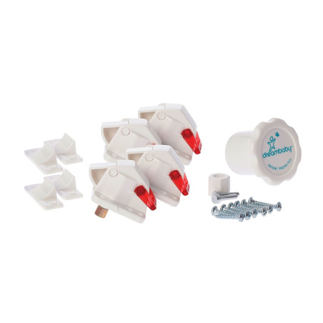 Σετ Ασφάλειες Ντουλαπιών 8 Τεμαχίων DreamBaby Μαγνητικές BR75163