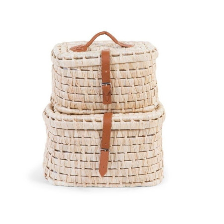 Σετ Καλάθια Αποθήκευσης 2 Τεμαχίων ChildHome Corn Husk BR74805