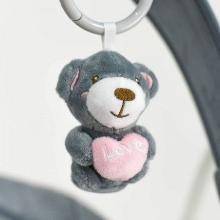 Ηλεκτρική Κούνια - Ρηλάξ Flora 2 in 1 Bebe Stars Pink 252-185