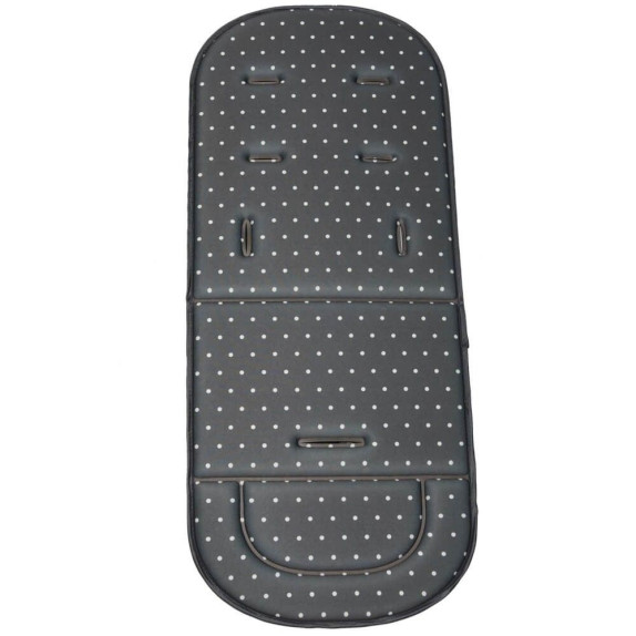 Κάλυμμα Καροτσιού Bebe Stars Polka Dot Dark Grey 208-186