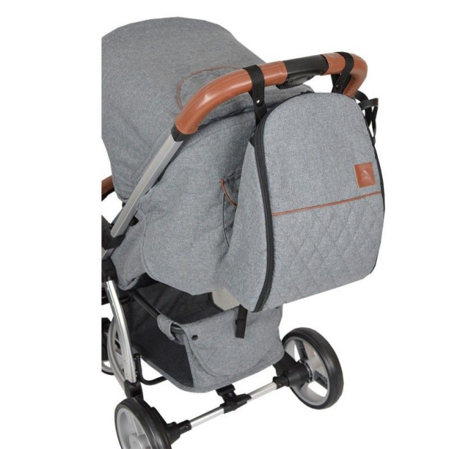 Πολυκαρότσι Bebe Stars Malibu 3in1 Grey 310-186