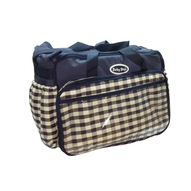 Τσάντα-Αλλαξιέρα Bebe Stars Καρο 500-27