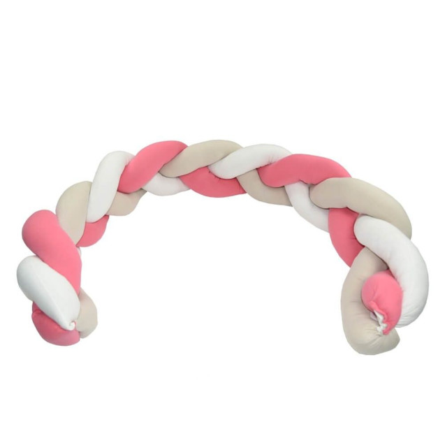 Πάντα-Πλεξούδα Κρεβατιού Bebe Stars Pink 30-185