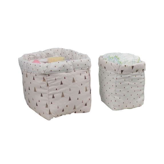 Σετ Καλάθι Αποθήκευσης 2 Τεμαχίων Bebe Stars Fox 301-182