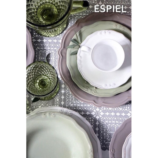 Τραπεζομάντηλο Espiel Vinyl Γκρι PEZ113 135x180εκ