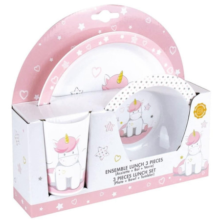 Σετ Σερβίτσιο 3 Τεμαχίων Ango Unicorn 005667