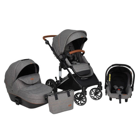 Πολυκαρότσι Bebe Stars Belize 3 in 1 Grey 390T-186