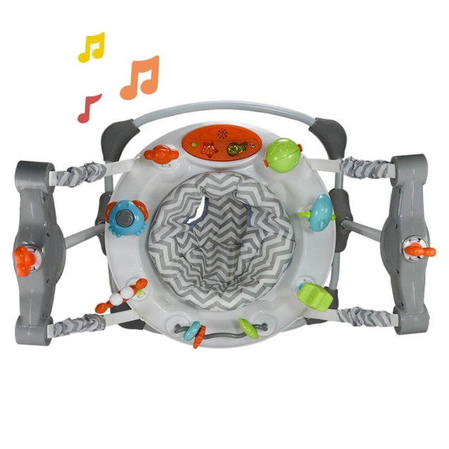 Τραμπολίνο Bebe Stars Sea Animals Steel Grey 4105