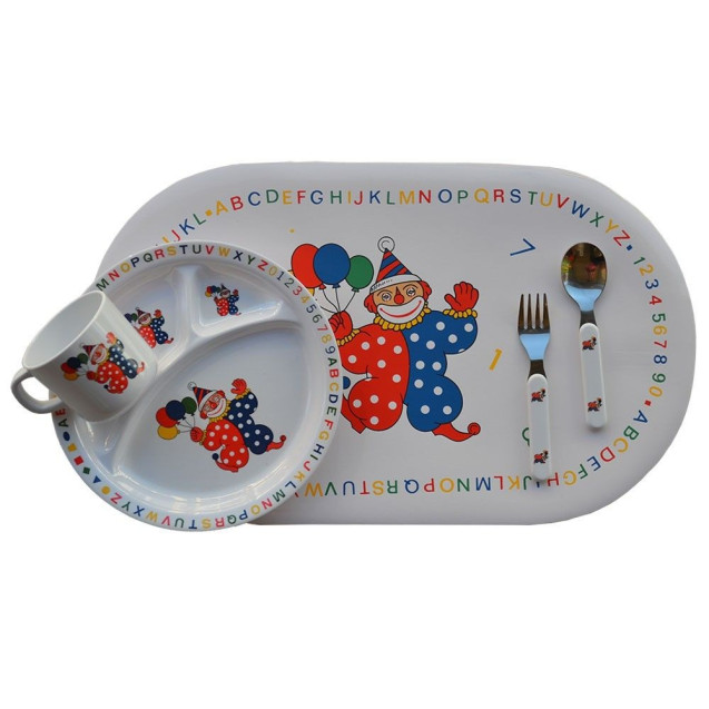Σετ Φαγητού 5 Τεμαχίων Bebe Stars Clown 702