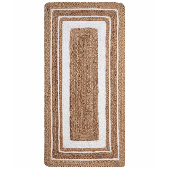 Χαλί Διαδρόμου Silk Fashion 1726 Natural/White 70x160cm