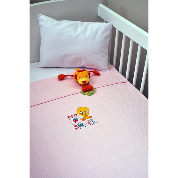 Baby Looney Tunes Des.26 Κουβέρτα Πικέ Κούνιας