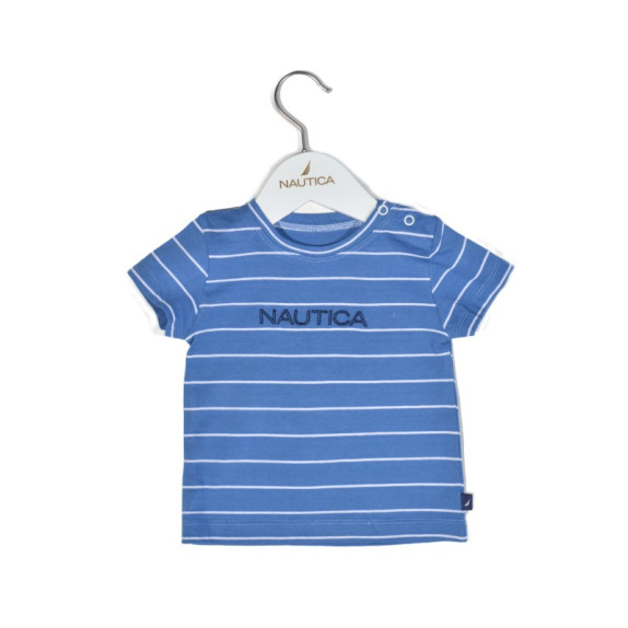 Nautica Des.11 T-Shirt  Jersey Organic Μπλε Ριγέ 68Cm 3-6...