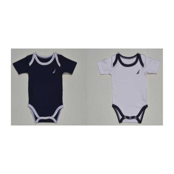 Nautica Des.16 Εσώρουχα Σετ 2Τ 68 Εκ. Κοντό Μανίκι Σκούρο...