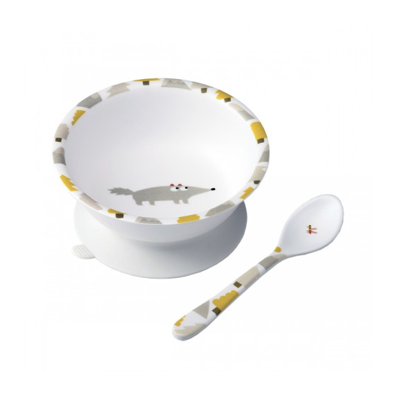 Μπωλ 160 Μl Με Αποσπωμενη Βεντουζα Και Κουταλακι Aventure...