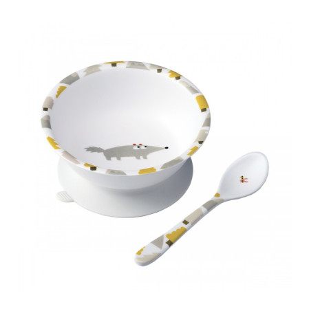 Μπωλ 160 Μl Με Αποσπωμενη Βεντουζα Και Κουταλακι Aventure - Petιτ Jour Paris