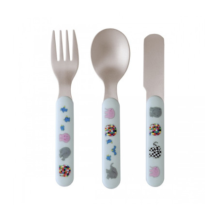 Σετ Κουταλο-Μαχαιρο-Πηρουνο 3 Τεμ Elmer - Petιτ Jour  Paris