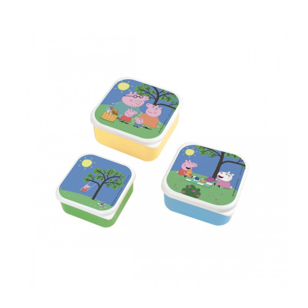 Σετ 3 Φαγητοδοχειων Peppa Pig - Petιτ Jour Paris