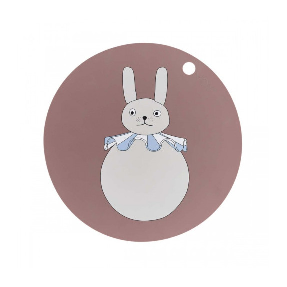 Σουπλά Σιλικόνης Rabbit Oyoy Κεραμιδί