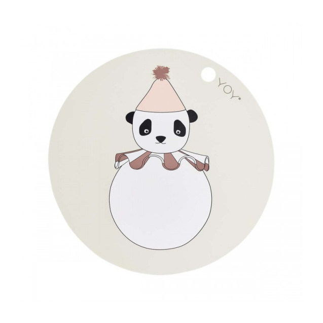 Σουπλά Σιλικόνης Panda Oyoy Εκρού