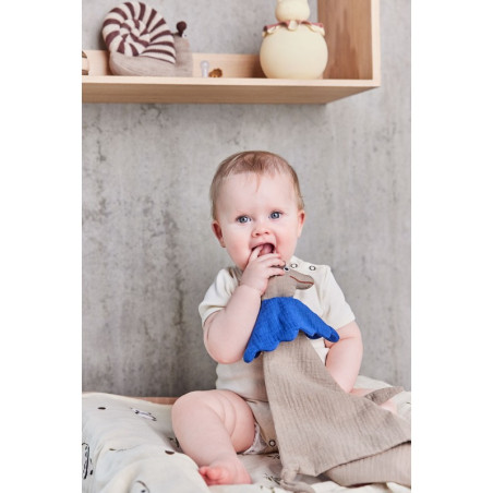 Πανάκι Παρηγορίας  Από 100% Οργανικό Βαμβάκι 18Χ18 Lobo Ουου