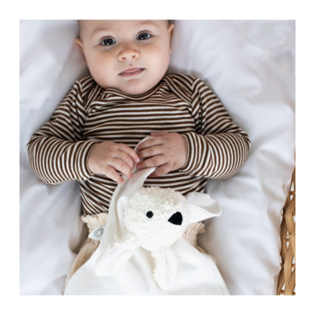 Πανάκι Παρηγοριάς Anika White Rabbit Από 100% Οργανικό Βαμβάκι