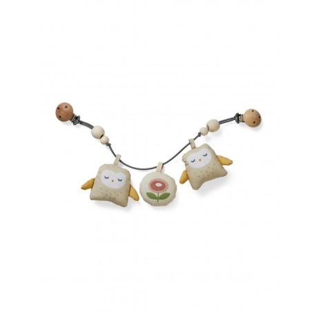 Γιρλάντα Καροτσιού Liv Owl Από 100% Οργανικό Βαμβάκι